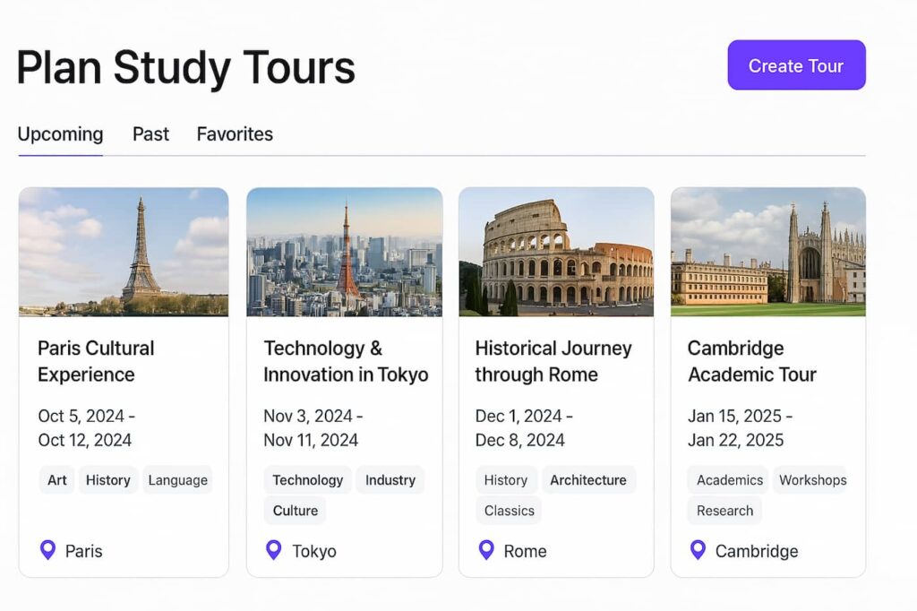 Startup Study Tour Mockup
